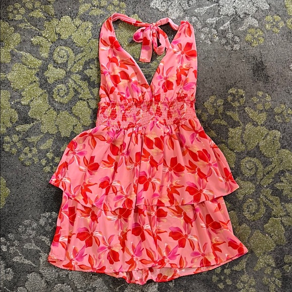 madden nyc Dresses & Skirts - Floral Halter Dress